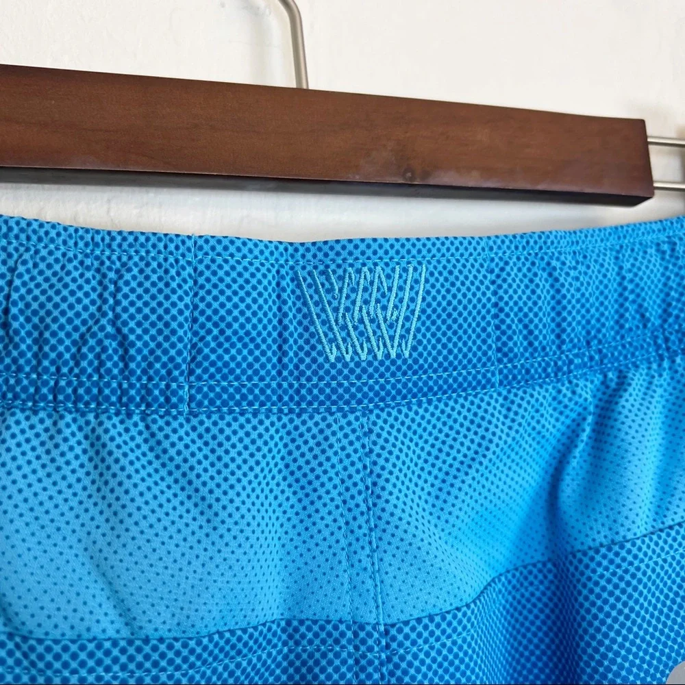 •MACK WELDON• NWOT Blue‎ Waterslide Pulse Stripe Swim Trunks Shorts Size XXL